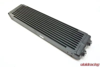 CSF Cooling - Racing & High Performance Division Universal Dual-Pass Oil Cooler / RS Porsche / M22 x 1.5 / 24L x 5.75H x 2.16W - 8110