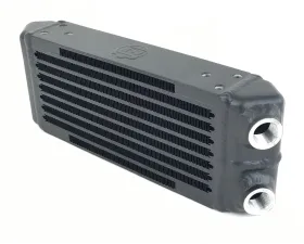 CSF Cooling - Racing & High Performance Division Universal Dual-Pass Oil Cooler - M22 x 1.5 connections - 13L x 4.75H x 2.16W