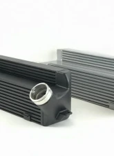 CSF Cooling - Racing & High Performance Division BMW N54 High-Performance Stepped Core Intercooler - Black Front                                     - 8127B - Image 4