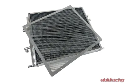 CSF Cooling - Racing & High Performance Division BMW F3X/F2X B58/B48 Triple-Pass Heat Exchanger w/ Rock Guard - Silver N/A - 8131