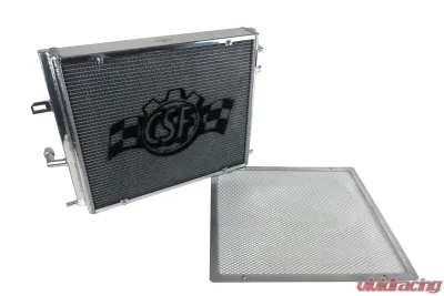 CSF Cooling - Racing & High Performance Division BMW F3X/F2X B58/B48 Triple-Pass Heat Exchanger w/ Rock Guard - Silver N/A - 8131