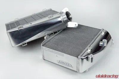 CSF Cooling - Racing & High Performance Division Audi C8 RS6/RS7 High-Performance Twin Intercooler Set - Raw Billet - 8194
