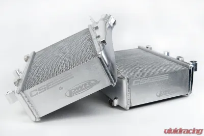 CSF Cooling - Racing & High Performance Division Audi C8 RS6/RS7 High-Performance Twin Intercooler Set - Raw Billet - 8194