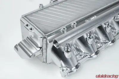 CSF Cooling - Racing & High Performance Division A90 Supra / BMW B58 Charge-Air Cooler Manifold - Raw Billet Center - 8200