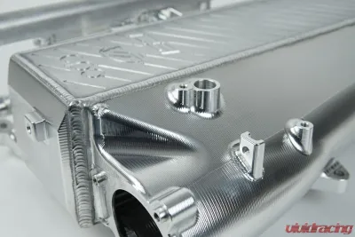 CSF Cooling - Racing & High Performance Division A90 Supra / BMW B58 Charge-Air Cooler Manifold - Raw Billet Center - 8200