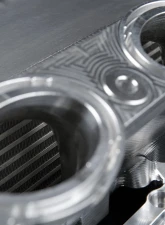 CSF Cooling - Racing & High Performance Division A90 Supra / BMW B58 Charge-Air Cooler Manifold - Raw Billet Center                                     - 8200 - Image 5
