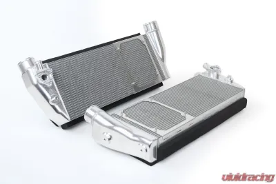 CSF Cooling - Racing & High Performance Division Ferrari 488 / Pista / F8 Twin Intercooler Set - Raw Billet - 8210