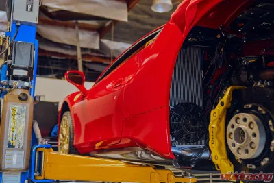 CSF Cooling - Racing & High Performance Division Ferrari 488 / Pista / F8 Twin Intercooler Set - Raw Billet - 8210