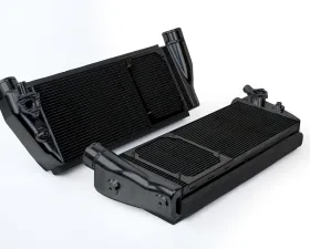 CSF Cooling - Racing & High Performance Division Ferrari 488 / Pista / F8 Twin Intercooler Set - Thermal Dispersion Black