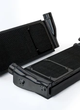 CSF Cooling - Racing & High Performance Division Ferrari 488 / Pista / F8 Twin Intercooler Set - Thermal Dispersion Black                                     - 8210B - Image 7