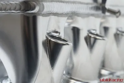 CSF Cooling - Racing & High Performance Division BMW S58 "Level-Up" Charge Air Cooler Manifold - Raw Billet Center - 8233