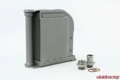 CSF Radiators Engine Oil Cooler for Porsche 911/930 Turbo 1965-1989, Titanium Finish - 8242