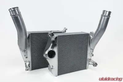 CSF Cooling - Racing & High Performance Division Audi SQ7 / SQ8 Twin Intercooler Set - Raw Billet - 8280