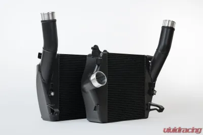 CSF Cooling - Racing & High Performance Division Audi SQ7 / SQ8 Twin Intercooler Set - Thermal Dispersion Black - 8280B