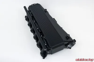 CSF BMW Gen 1 B58 Charge Air Cooler Manifold - Thermal Black Aluminum, 2015-2021 Models - 8300B