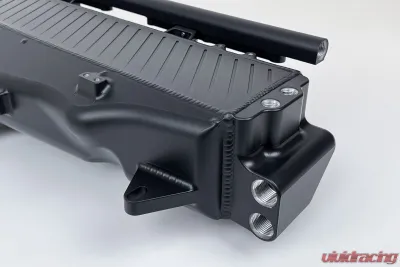 CSF BMW Gen 1 B58 Charge Air Cooler Manifold - Thermal Black Aluminum, 2015-2021 Models - 8300B