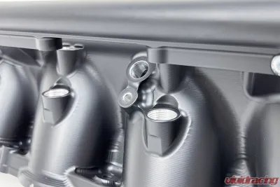 CSF BMW Gen 1 B58 Charge Air Cooler Manifold - Thermal Black Aluminum, 2015-2021 Models - 8300B