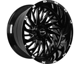 Lexani Compass Wheel 22X12 5-150 -44mm Gloss Black w/CNC Machined Accents