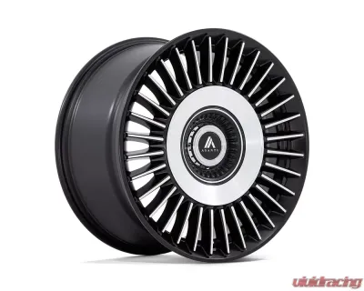 Asanti Black ABL-40 Tiara Wheel 20x9 5x115/120 15mm Satin Black Bright Machined Face - AB040MD20902015