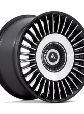 Asanti Black ABL-40 Tiara Wheel 20x9 5x112/120 27mm Satin Black Bright Machined Face                                     - AB040MD20905927 - Image 3