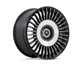 Asanti Black ABL-40 Tiara Wheel 22x10.5 5x115/120 18mm Satin Black Bright Machined Face