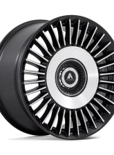 Asanti Black ABL-40 Tiara Wheel 22x10.5 5x115/120 18mm Satin Black Bright Machined Face                                     - AB040MD22052018 - Image 3