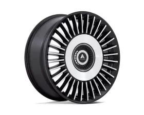 Asanti Black ABL-40 Tiara Wheel 22x9 5x115/120 15mm Satin Black Bright Machined Face