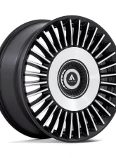 Asanti Black ABL-40 Tiara Wheel 22x9 5x115/120 15mm Satin Black Bright Machined Face                                     - AB040MD22902015 - Image 3
