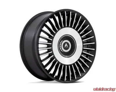 Asanti Black ABL-40 Tiara Wheel 22x9 5x115/120 15mm Satin Black Bright Machined Face - AB040MD22902015