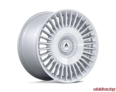 Asanti Black ABL-40 Tiara Wheel 22x10.5 Blank 18mm Gloss Silver Bright Mach Face - AB040SD22050018