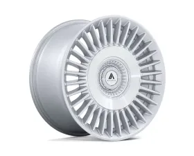 Asanti Black ABL-40 Tiara Wheel 22x10.5 5x4.25/4.5 45mm Gloss Silver Bright Mach Face