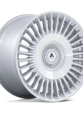 Asanti Black ABL-40 Tiara Wheel 22x10.5 5x115/120 18mm Gloss Silver Bright Mach Face                                     - AB040SD22052018 - Image 3