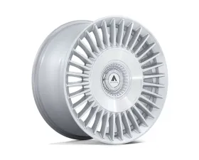 Asanti Black ABL-40 Tiara Wheel 22x10.5 5x112/120 38mm Gloss Silver Bright Mach Face