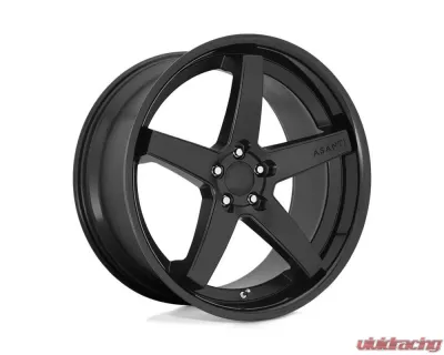 Asanti Black ABL31 Regal Wheel 20x9 5x112 25mm Satin Black w/Gloss Black Lip - ABL31-20905625SB