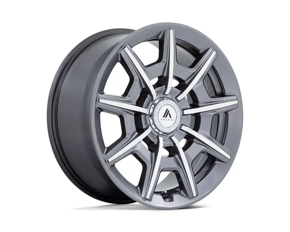 Asanti ABL-41 Esquire Wheel 20x10.5 5x112/5x114.3 40mm Gloss Anthracite Bright Machined - AB041AD20054640