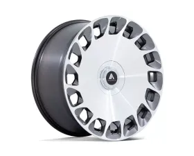 Asanti ABL-45 Aristocrat Wheel 22x10.5 5x108/5x114.3 45mm Gloss Platinum w/Bright Machined Face