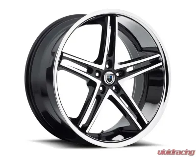 Asanti ABL-7 Wheel 20x10 5x120 35mm Machined Face w/SS Lip - ABL7-20105235MS