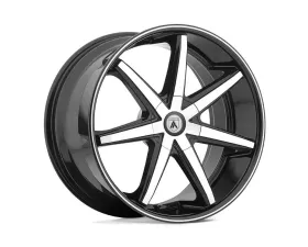 Asanti ABL-9 Wheel 20x10 5x127 | 5x5 38mm Machined Face w/Black Lip