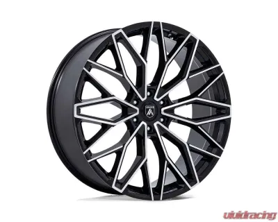 Asanti AB050 Mogul 6 Wheel 22x9.5 6x139.7 25 Gloss Black w/Machined Face - AB050BD22956825