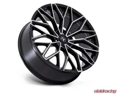 Asanti AB050 Mogul 6 Wheel 22x9.5 6x139.7 25 Gloss Black w/Machined Face - AB050BD22956825