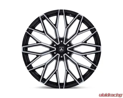 Asanti AB050 Mogul 6 Wheel 22x9.5 6x139.7 25 Gloss Black w/Machined Face - AB050BD22956825