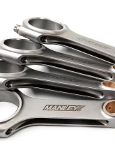 Manley H Beam Connecting Rod Set w/ .886 inch Wrist Pins Ford Mustang EcoBoost 2.3L 2015+                                     - 14081-4 - Image 2