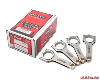 Manley H Beam Connecting Rod Set w/ .886 inch Wrist Pins Ford Mustang EcoBoost 2.3L 2015+ - 14081-4