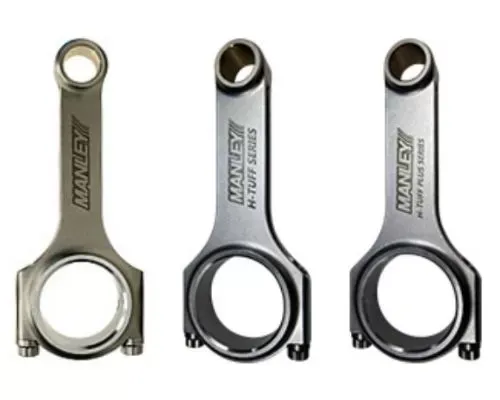 Manley 5.656" Economical H-Tuff Beam Steel Connecting Rods Set of 4 Mitsubishi Evo X4B11T 2008+ - 15029-4