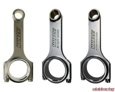 Manley 5.905" Economical H-Tuff Plus Beam Steel Connecting Rods Set of 4 Mitsubishi | Eagle 1993-2006 - 15022R6-4