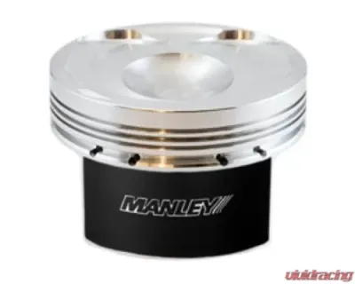 Manley 88.0mm +.5mm 9.5 2.3L EcoBoost Extreme Duty Dish Piston Set w/ Rings Ford Focus RS | Mustang 2015+ - 637005CE-4