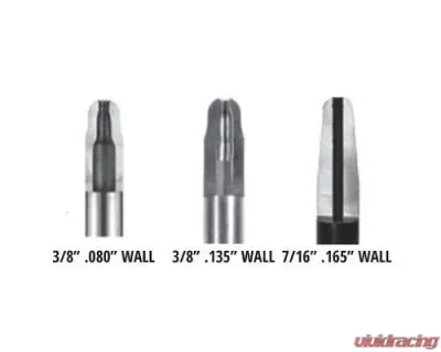 Manley 7.25 Length 3/8" Dia .080" Wall 4130 Chrome Moly Swedged End Pushrods Set of 8 - 25873-8