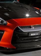 Top Secret M17 CFRP/FRP Combo Full Bumper Kit Nissan GT-R R35 2017-2019                                     - TOPSECRET_NISSANGT-R-R35_FULLBUMPERKIT - Image 2