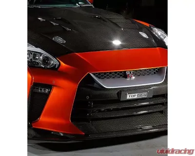 Top Secret M17 CFRP/FRP Combo Full Bumper Kit Nissan GT-R R35 2017-2019 - TOPSECRET_NISSANGT-R-R35_FULLBUMPERKIT