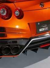 Top Secret M17 Rear Under Bumper Nissan GT-R R35 2017-2019                                     - TOPSECRET_NISSANGT-R-R35_REARUNDERBUMPER - Image 2